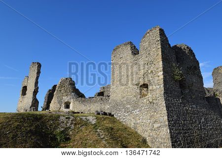 Ruins of a castle which was based in 13th century. 