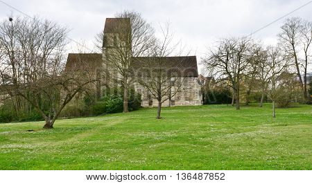 Maisons Laffitte France - april 4 2016 : the old church