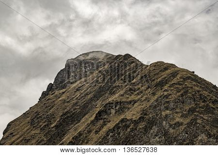 Nariz Del Diablo Mountain Low Angle View