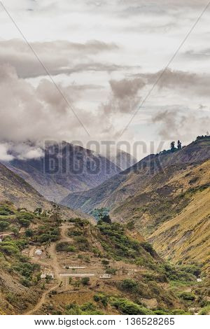 Nariz Del Diablo Trip Landscape Scene
