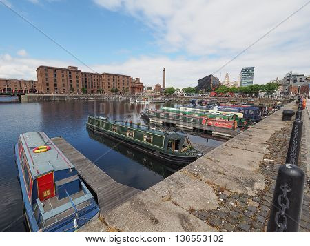 Albert Dock And Salthouse Dock In Liverpool
