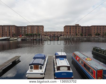 Albert Dock And Salthouse Dock In Liverpool