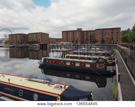 Albert Dock And Salthouse Dock In Liverpool