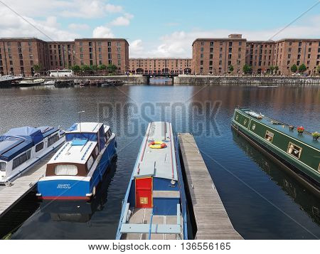 Albert Dock And Salthouse Dock In Liverpool