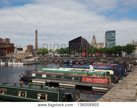 Albert Dock And Salthouse Dock In Liverpool