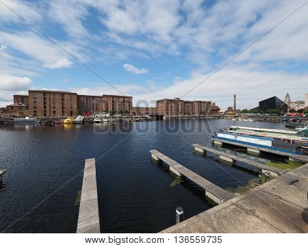 Albert Dock And Salthouse Dock In Liverpool