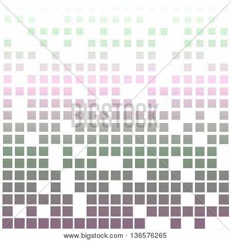 abstract color background with randomly missed squares. Stock vector pattern