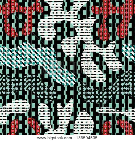 small geometric pattern Graffiti vector illustration abstract high quality