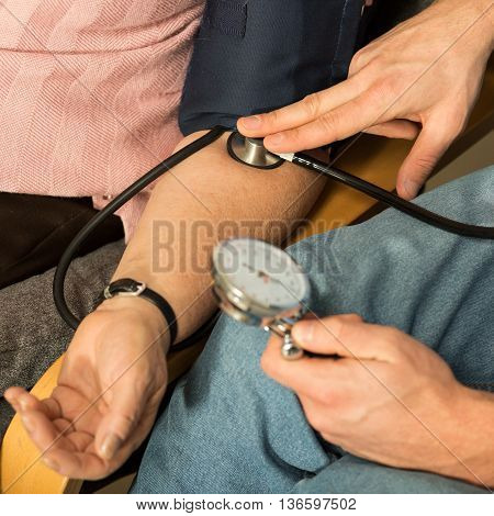 Using Blood Pressure Meter
