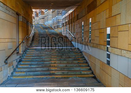 Tokyo, Japan - November 28 2015: Mori Tower Building At Roppongi Hills, Completed In 2003 And Named
