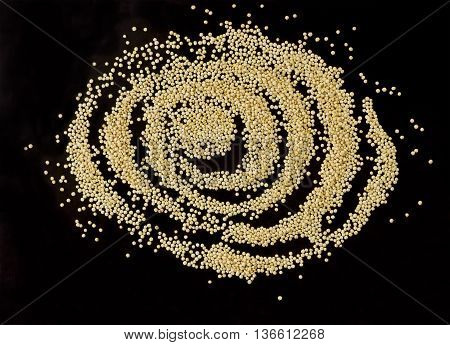 Quinoa grain - source of vegetable protein. Super food.