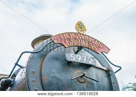 OSAKA, JAPAN - December 1, 2015: Universal Studios Japan (USJ). According to 2014 Theme Index Global Attraction Attendance Report, USJ is ranked fifth among the top 25 amusement parks worldwide.