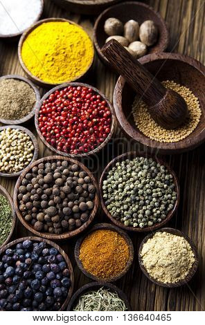 Image Of Exotic Spices Orintal Cuisine Vivid Theme