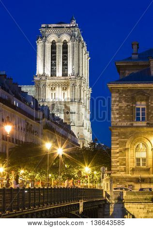 The Notre Dame is a Catholic historical cathedral on the eastern half of Ile de la Cite in Paris.It is one of the most visited monuments in France.