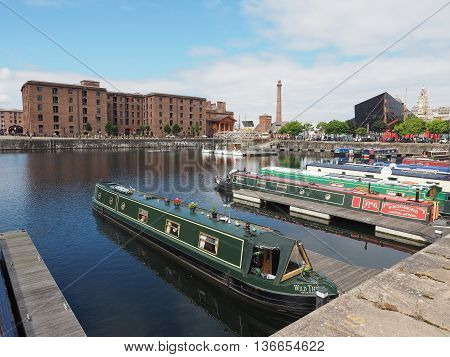 Albert Dock And Salthouse Dock In Liverpool