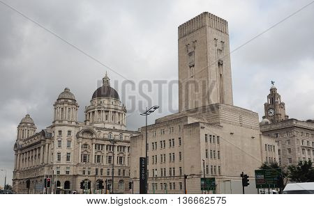 Queensway Tunnel Ventilation Tower In Liverpool
