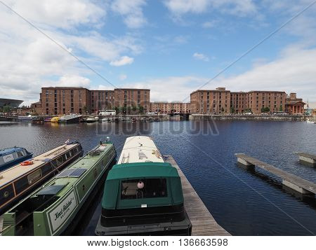 Albert Dock And Salthouse Dock In Liverpool