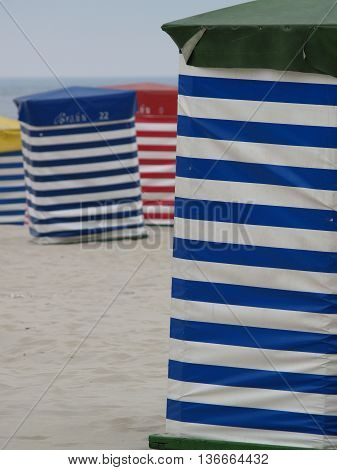 the beach of the german Island borkum