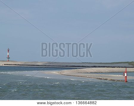 the german Island of wangerooge in the North sea