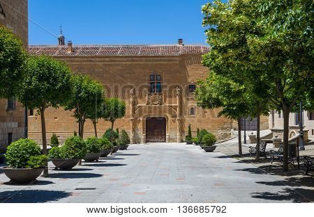 Montarco Palace In Ciudad Rodrigo, Salamanca, Castilla Y Leon. Spain.