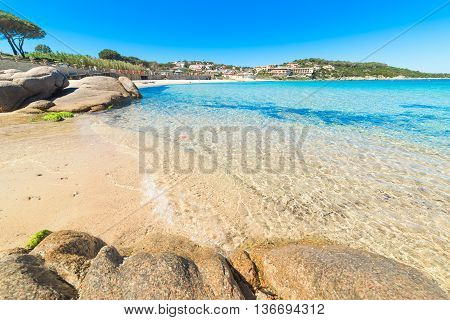 Cala Battistoni on a clear day Sardinia