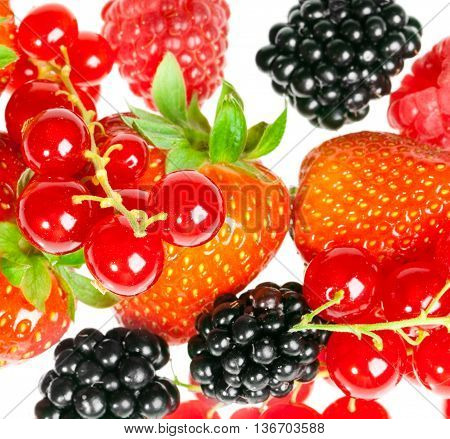 image of berrys - strawberry currant blackberry raspberry...