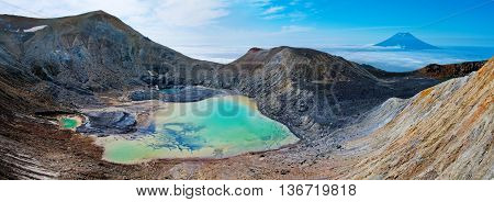 Ebeko  Volcano, Paramushir Island, Kuril Islands, Russia