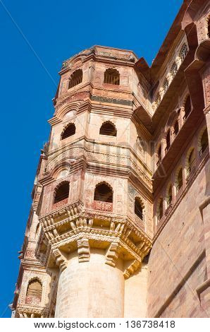 Mehrangarh Fort in Jodhpur  in Rajasthan India