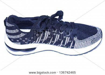 sport shoes on white background -select focus