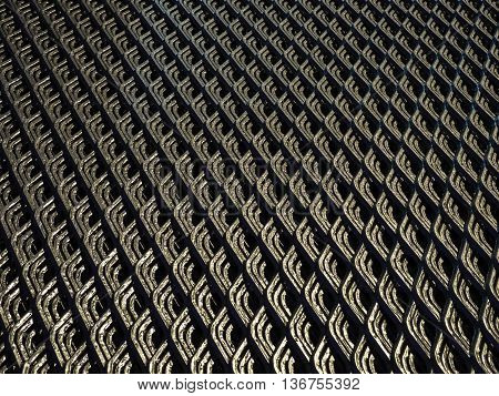 Abstract lines and industrial metal mesh pattern background texture