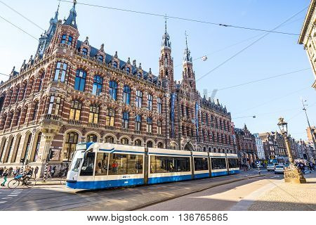 The Magna Plaza In Amsterdam, Netherlands