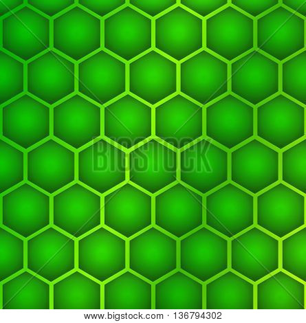 Abstract hexagonal molecule background. Futuristic, technology, biological, clean and modern style