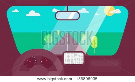 Inside Car Interior