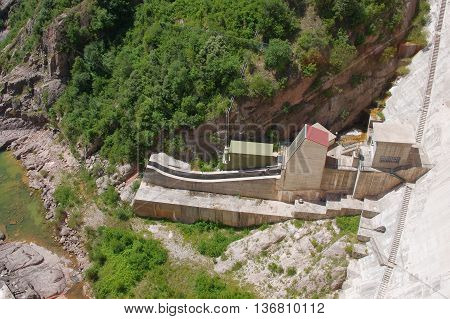 Baells Dam In  Bergueda ,  Catalonia, Spain