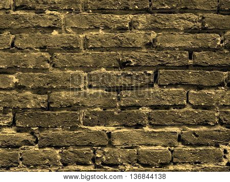 Brick Wall Sepia