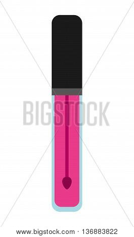 maskara makeup product isolated icon design, vector illustration  graphic