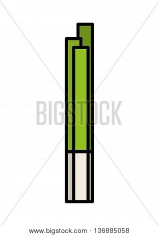 fesh vegetable cane  isolated icon design, vector illustration  graphic