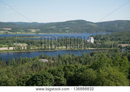 View from the Kongsvinger Fortress, Hedmark, Norway