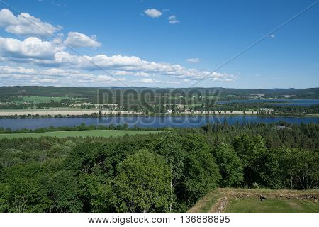View from the Kongsvinger Fortress, Hedmark, Norway