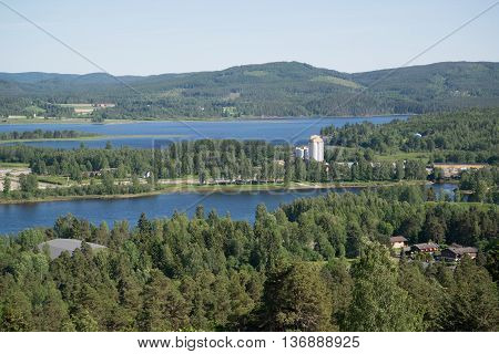 View from the Kongsvinger Fortress, Hedmark, Norway