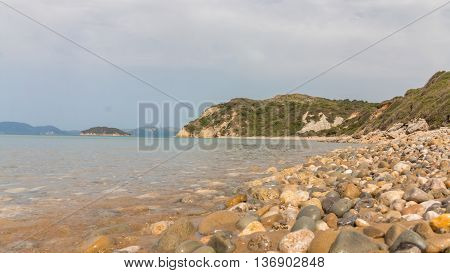 Gerakas Beach And Turtle Nesting Site  In Zakynthos, Greece
