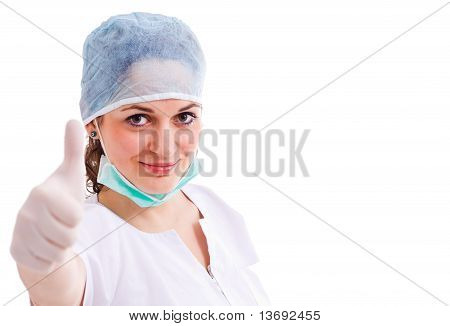 Medizinische Meldungen showing Thumbs up