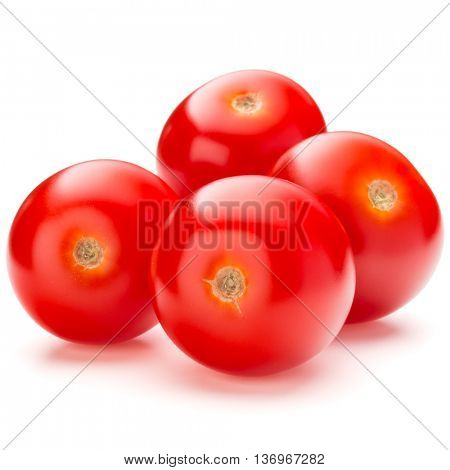 fresh cherry tomato isolated on white background cutout