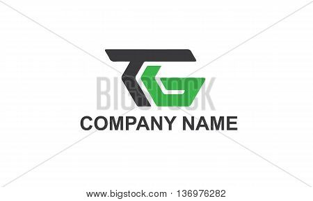 Letter TG  logo icon design template elements.