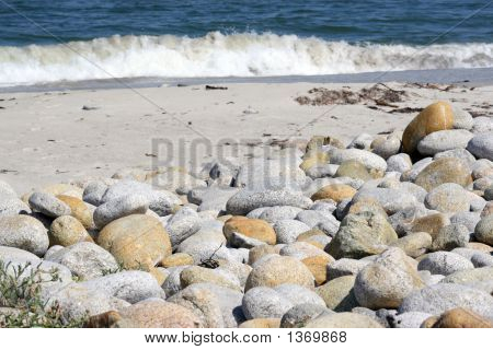 Scène de plage de la Californie