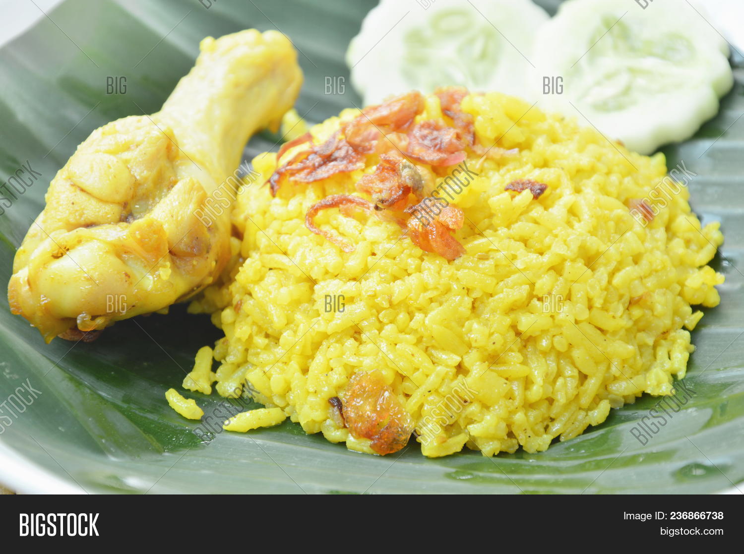 Rice Cooked Chicken Image & Photo (Free Trial) Bigstock