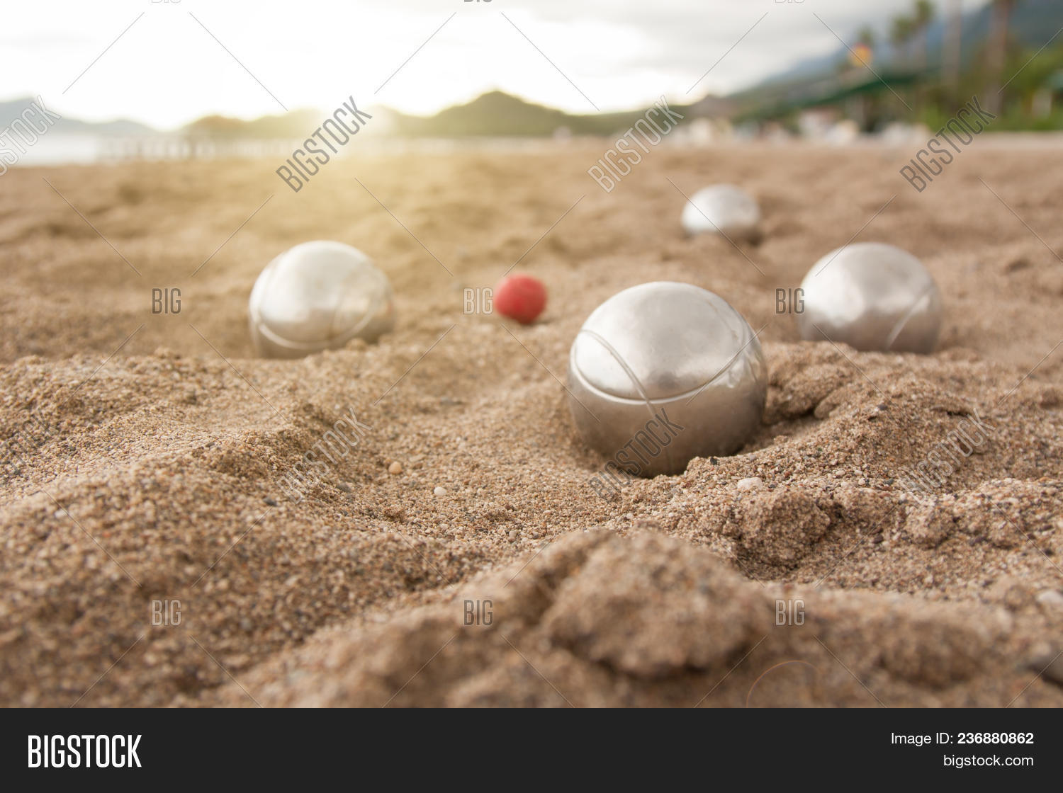 Beach. Game Bocha. Image & Photo (Free Trial) | Bigstock
