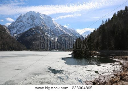 Peacefully Scene With Lake In Central Europe