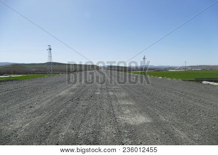 Fast Railway Construction, Artificial Road, Straight Road Pictures, Stabilize Road,