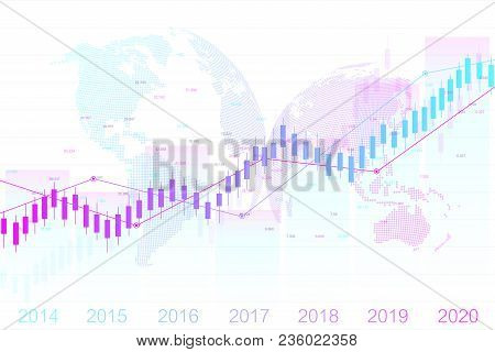 Stock Market And Exchange. Candle Stick Graph Chart Of Stock Market Investment Trading. Stock Market